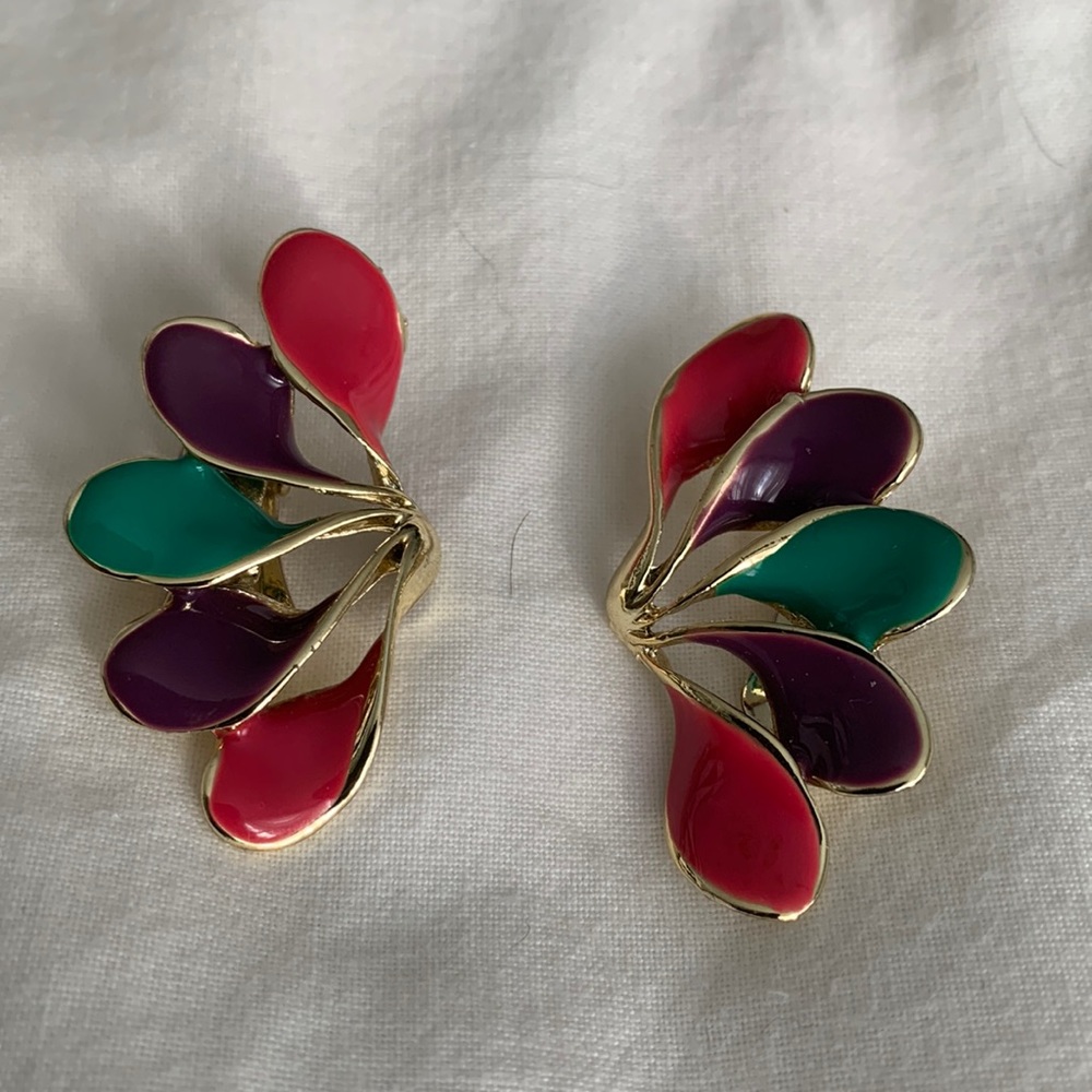 Vintage 80s Clip on earrings